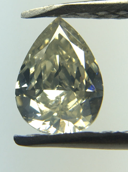 0.62 Ct Natural Light Yellow Loose Diamond,5.80x4.10MM SI1 Clarity 100% Geniuses Natural Light Yellow Pear Shape Diamond